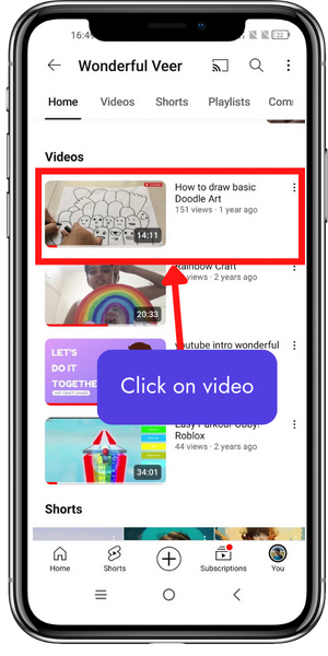 click on video click on video