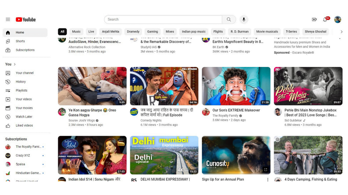 open youtube website on your computer open youtube website on your computer